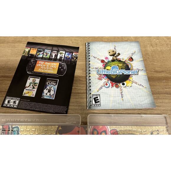 LittleBigPlanet (Sony PlayStation 3, 2008) PS3 Complete Manual Game Case Artwork - Picture 3 of 3